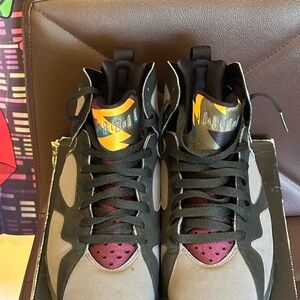 Stylish Men's Athletic Shoes - Black, Gray, and Burgundy